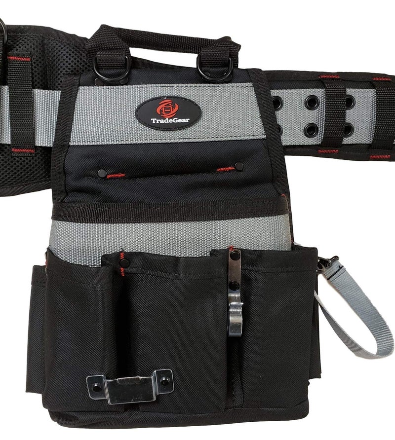 TradeGear Part#SZB Electrician's Belt & Bag Combo - Heavy Duty Electricians Tool Belt Designed for Comfort & Durability - Ideal for All Electricians Tools - Fits Sizes XL - 3XL (40"-55") - Image 4